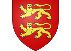 Les armoiries du duché de Normandie