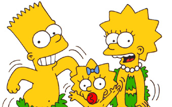 Bart, Lisa et Maggie Simpson