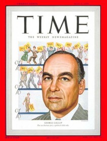 George Gallup en couverture de Time Magazine