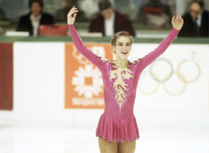 Katarina Witt aux Jeux olympiques d'hiver de 1984