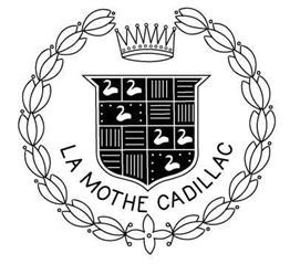 Le logo de Cadillac en 1906 : les armoiries d'Antoine Lamothe-Cadillac