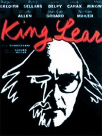 L'affiche du film King Lear de Jean-Luc Godard