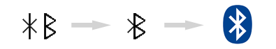 Les initiales d'Harald Blåtand en runique utilisées pour le logo du Bluetooth