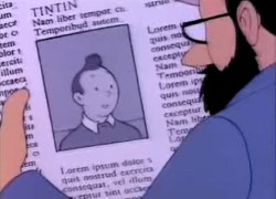 Du Lorem ipsum dans un dessin animé de Tintin