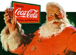 Le père Noël n’est pas né de l’imagination publicitaire de Coca-Cola